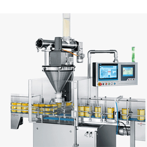 Can filling and checkweighing